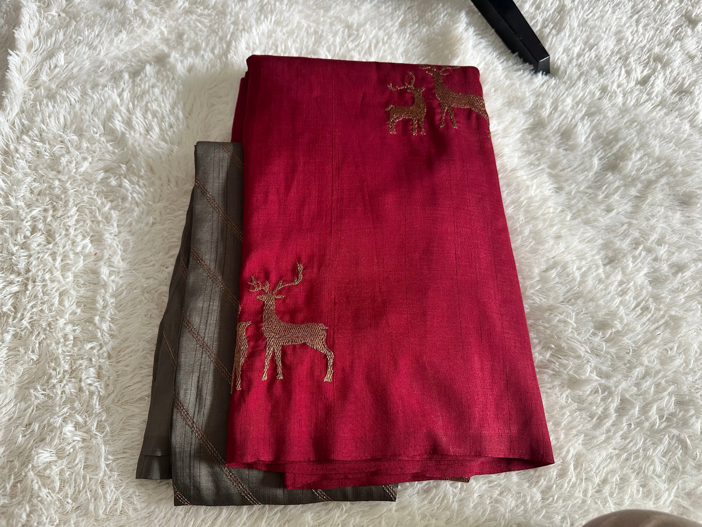 Soft tusshar silk