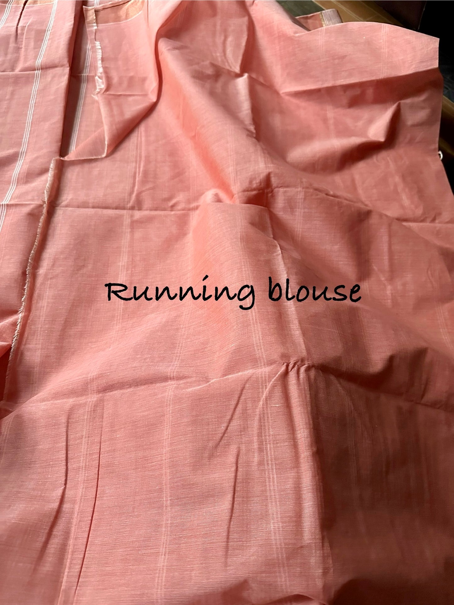 Light blush horizontal cotton