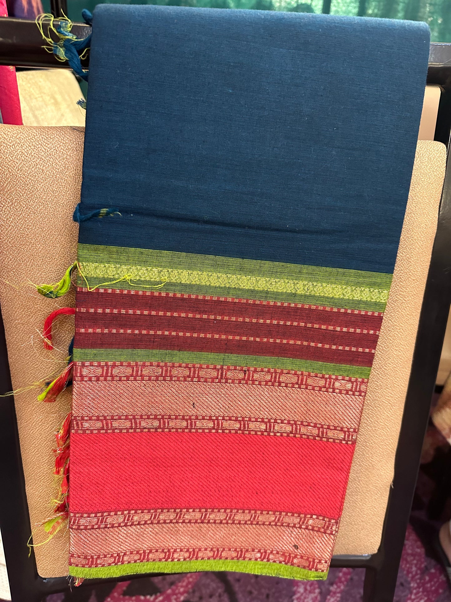 Bengal handloom cotton dark blue